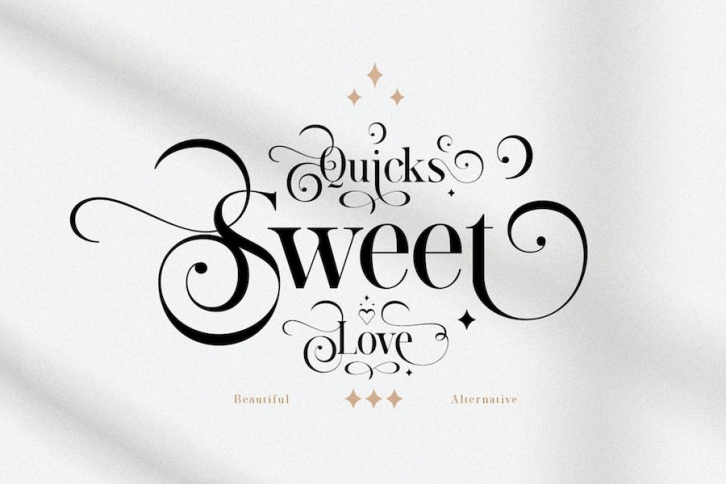 Quicks sweet love Font Download