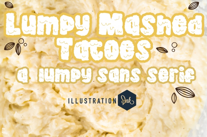 PN Lumpy Mashed Tatoes Font Download