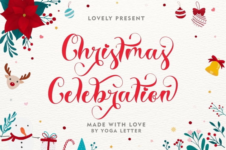 Christmas Celebration Font Download