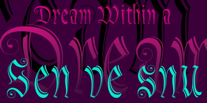 Dream Within A Dream Font Download