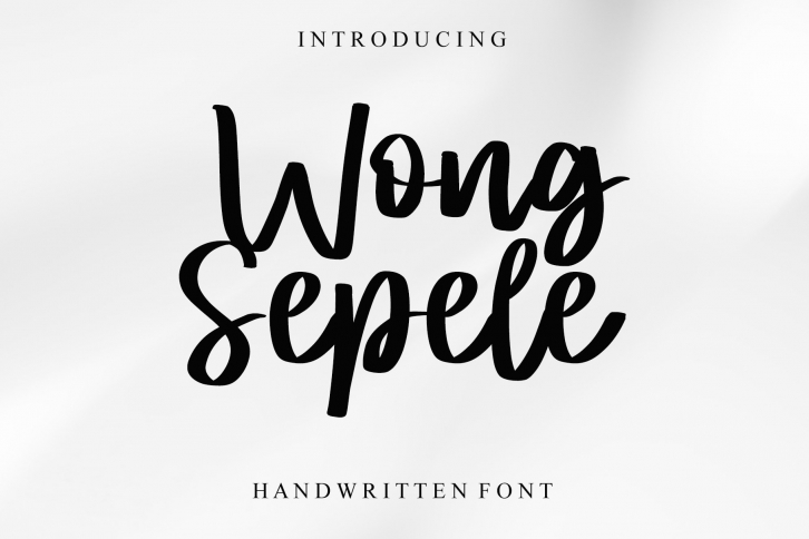 Wong Sepele Font Download