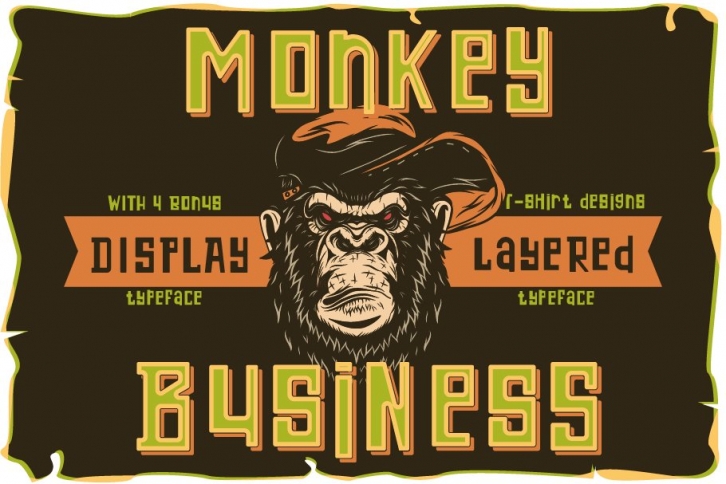 Monkey business and designs Font Download