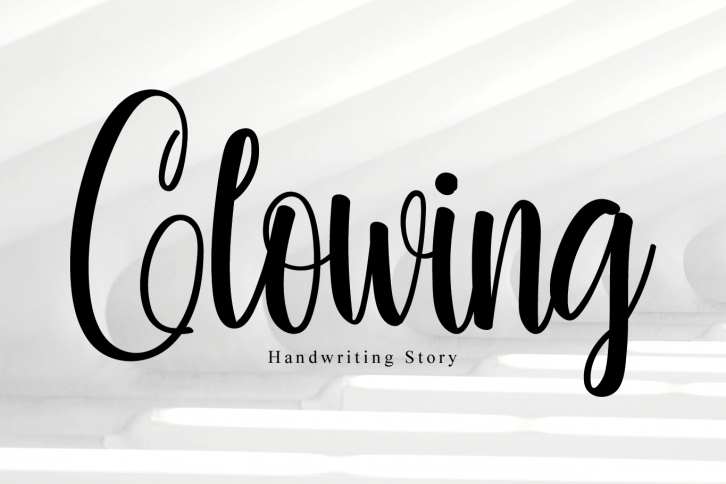 Glowing Font Download