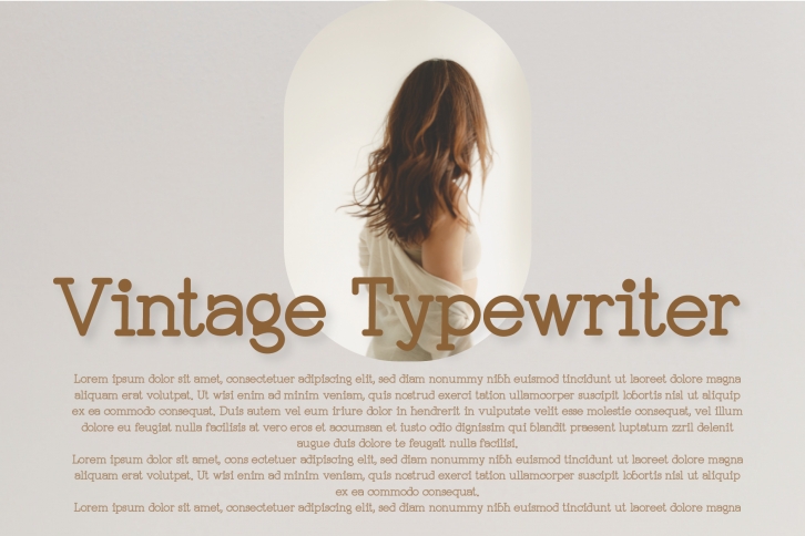 Vintage Typewriter Font Download