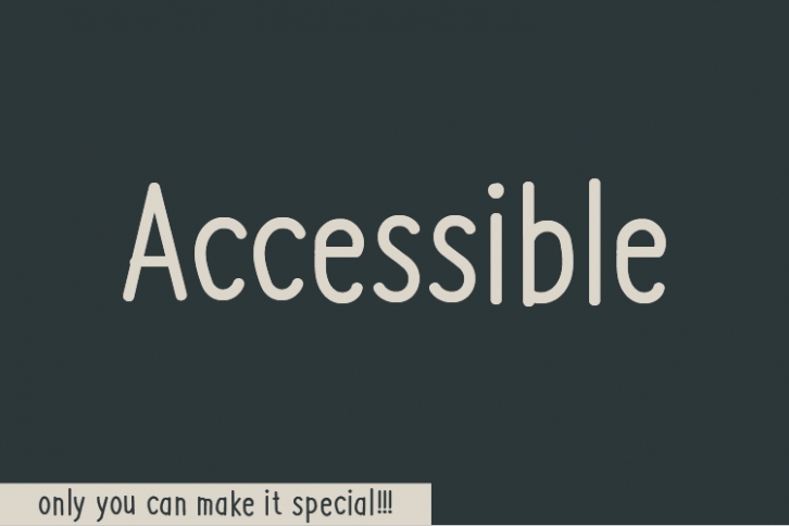 Accessible Font Download