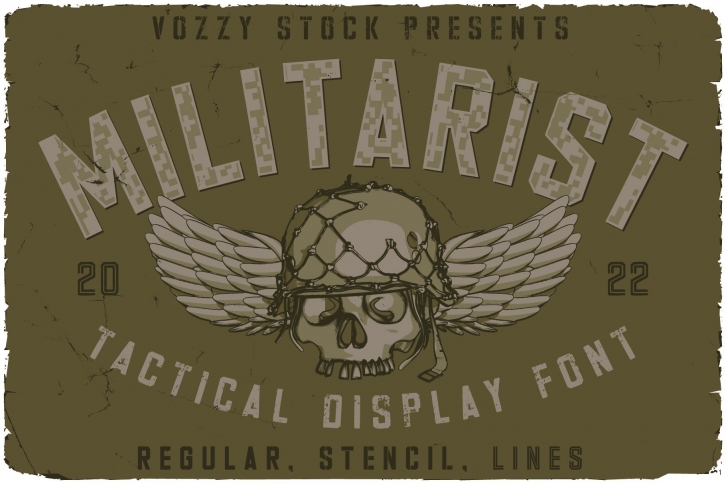 Militarist And Graphics Font Download