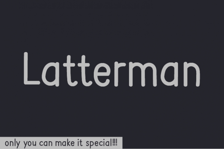 Latterman Font Download