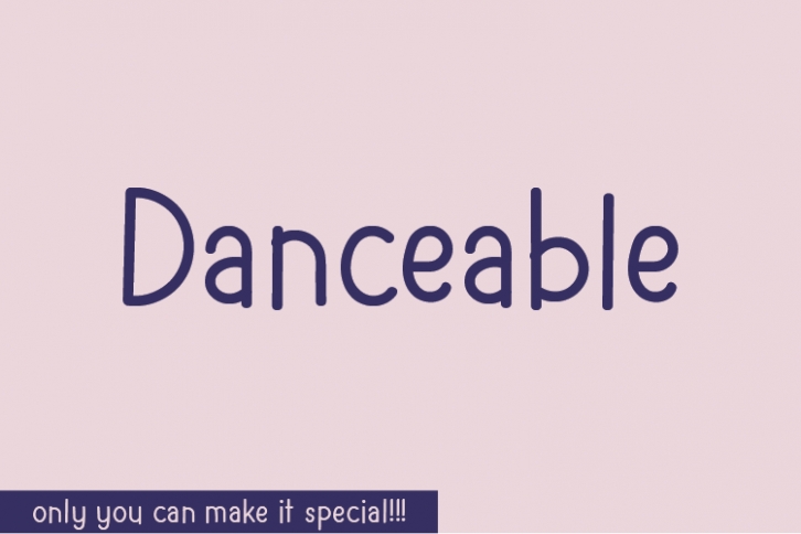 Danceable Font Download