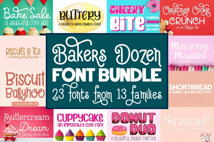 Bakers Dozen Bundle Font Download