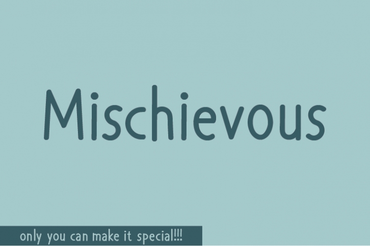 Mischievous Font Download