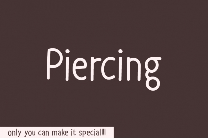 Piercing Font Download