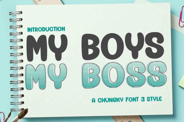 My Boys My Boss Font Download