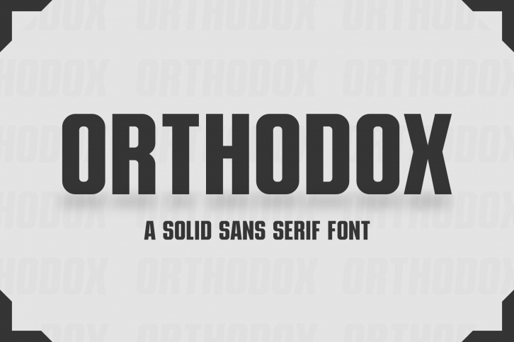 Orthodox Font Download