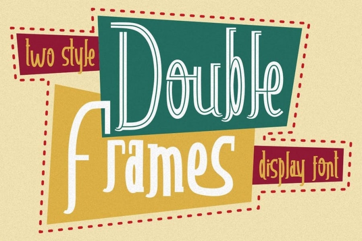 Double Frames - Display Font Font Download