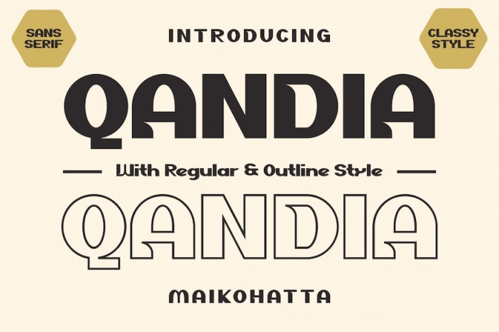 QANDIA Font Font Download