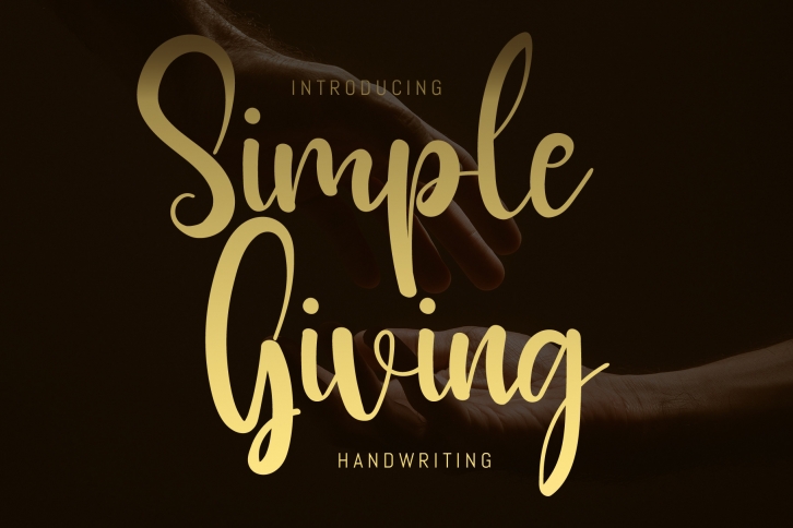 Simple Giving Font Download