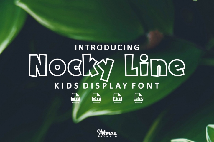 Nocky Line Font Download