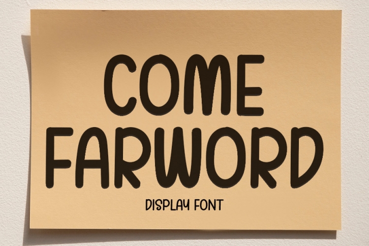 Come Farword Font Download