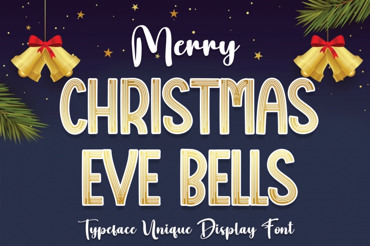 Christmas Eve Bells Font Download