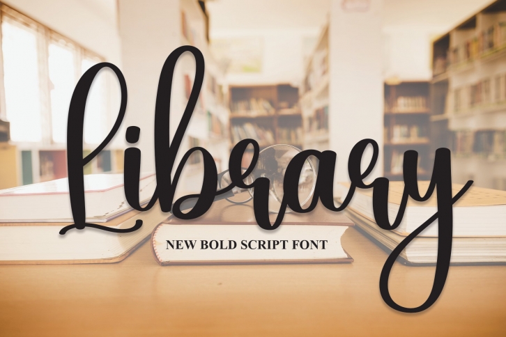 Library Font Download