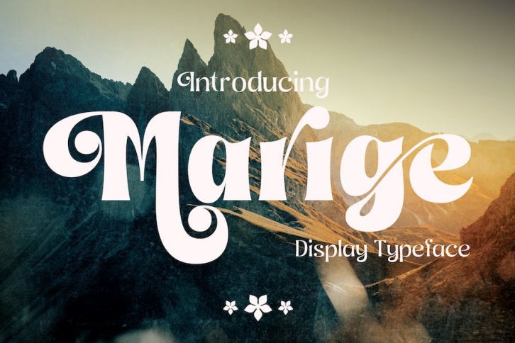 Marige - Display Typeface Font Download
