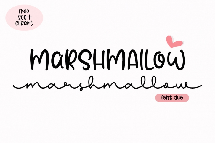 Marshmallow Duo Font Download
