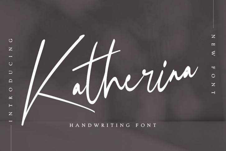 Katherina Handwriting Font Font Download