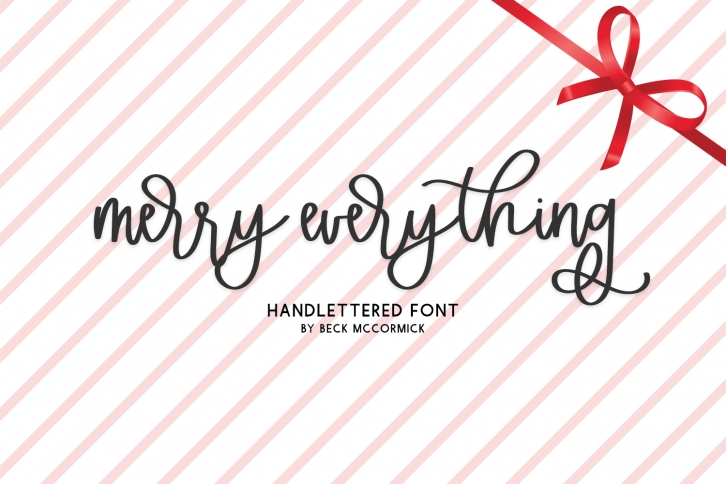 Merry Everything Font Download
