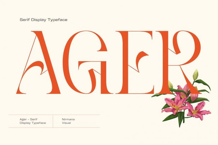 Ager - Logo Font Font Download