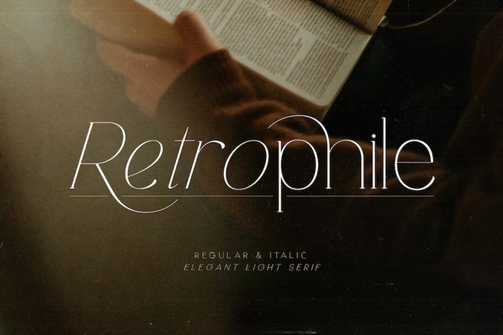 Retrophile - Elegant Light Serif Font Download