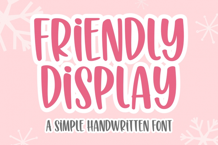 Friendly Display Font Download