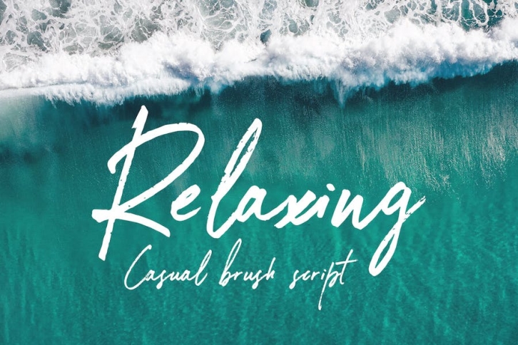 Relaxing Causal Brush Script Font Download