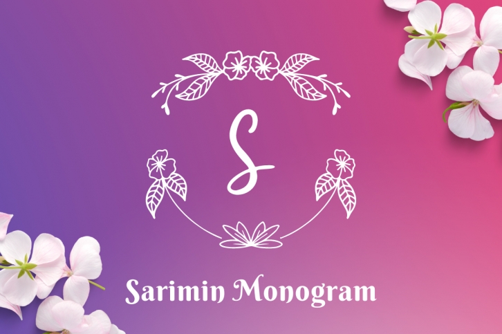 Sarimin Monogram Font Download