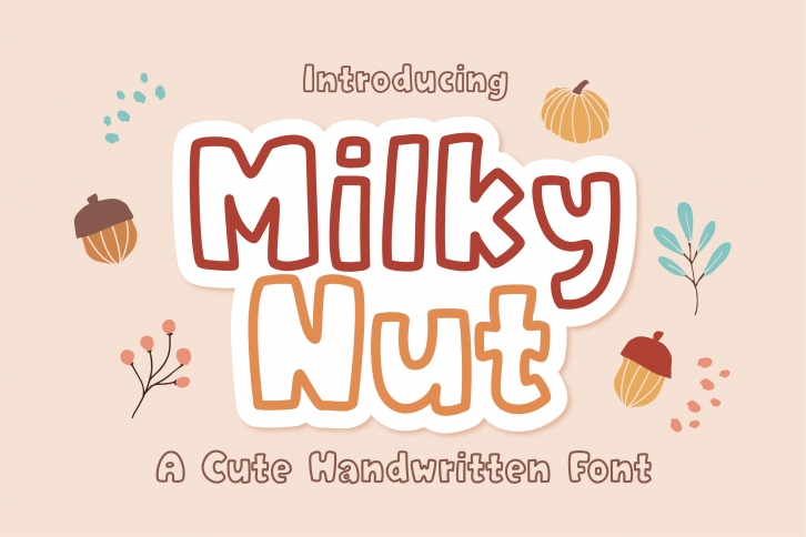 Milky Nut Font Download
