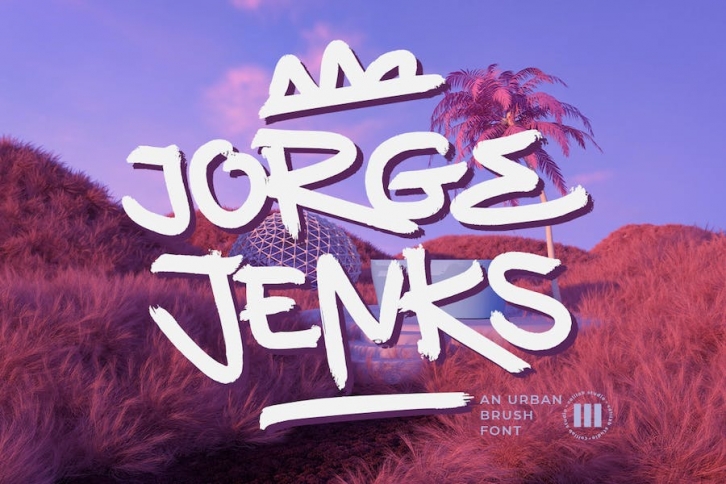 Jorge Jenks - An Urban Brush Font Font Download
