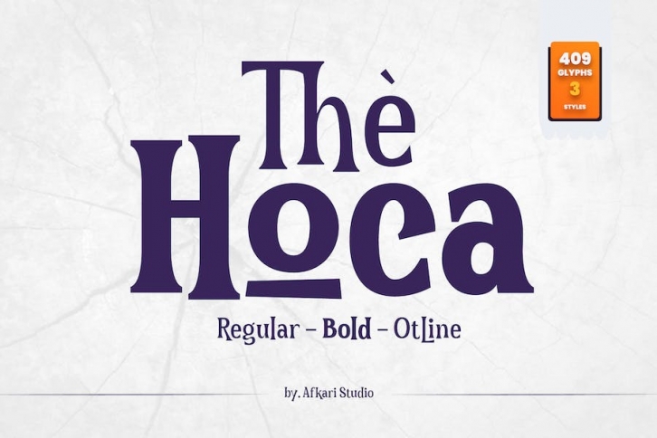 The Hoca – Display Serif Font Font Download