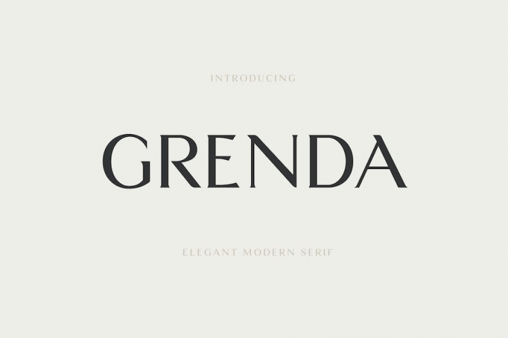 Grenda Modern Serif Font Font Download