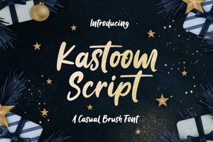 Kastoom Script – Casual Brush Font Font Download