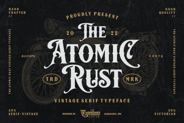 OKA - Atomic Rust Font Download