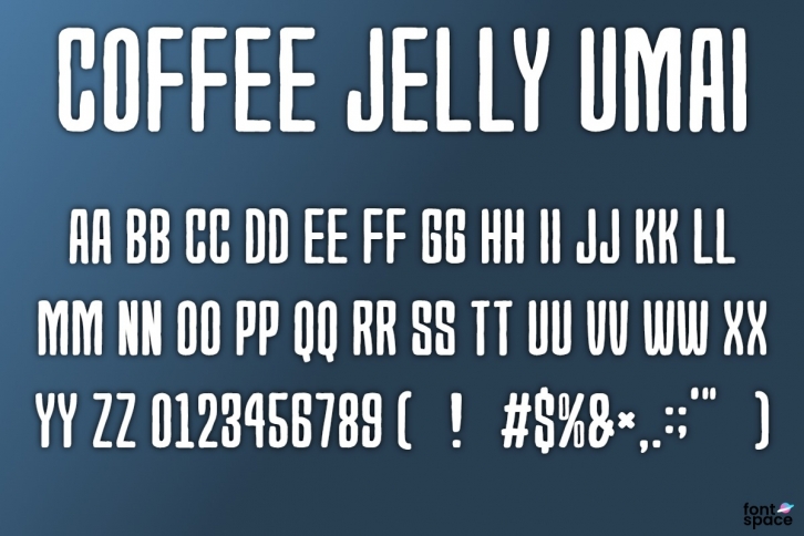 Coffee Jelly Umai Font Download
