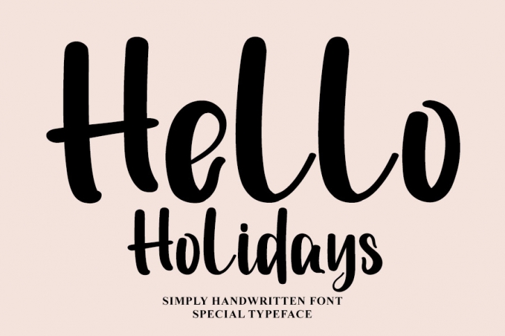 Hello Holidays Font Download