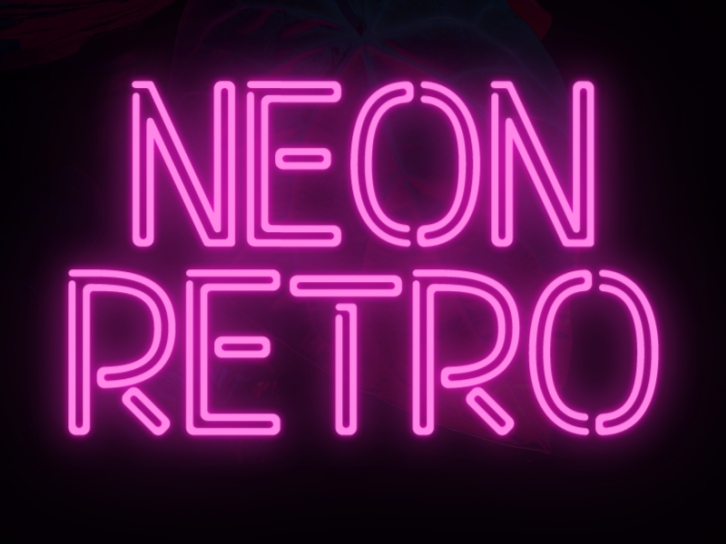 Neon Retro - Versi Font Download