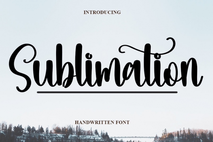 Sublimation Font Download