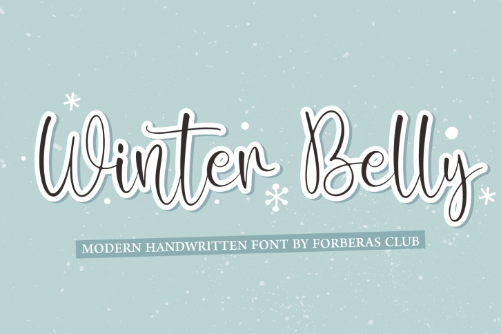 Winter Belly Font Download
