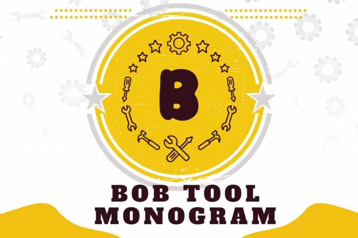 Bob Tool Monogram Font Download