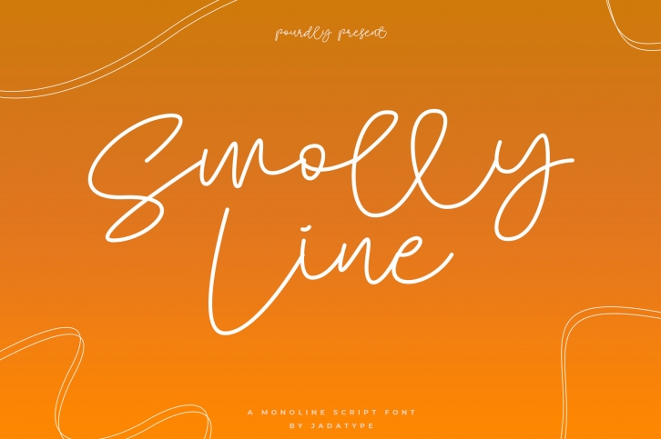 Smolly Line Font Download
