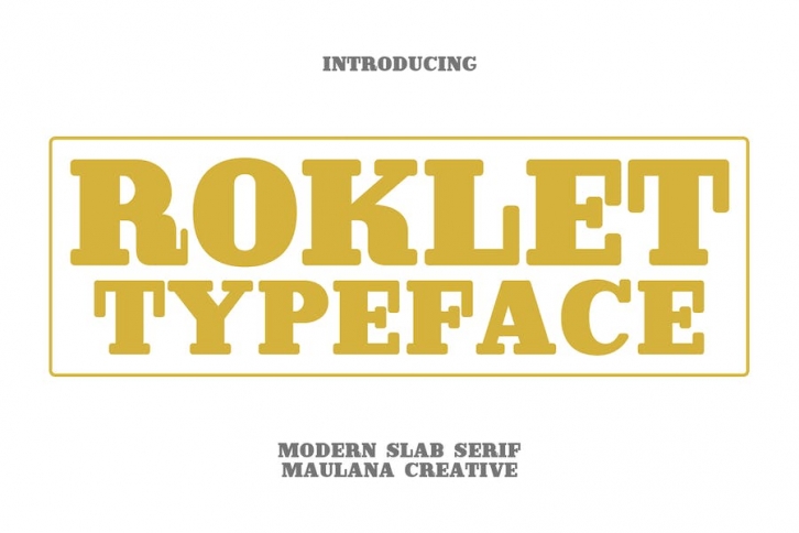 Roklet Typeface Font Download