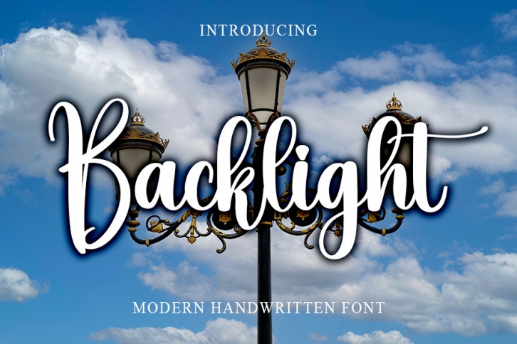 Backlight Font Download