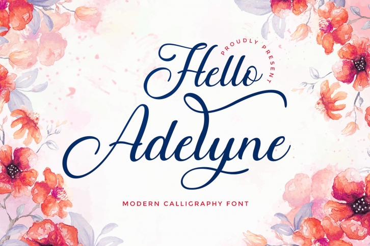Hello Adelyne Font Download