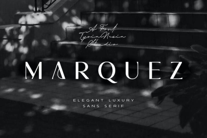 Marquez - Modern Elegant Luxury Sans Serif Font Download